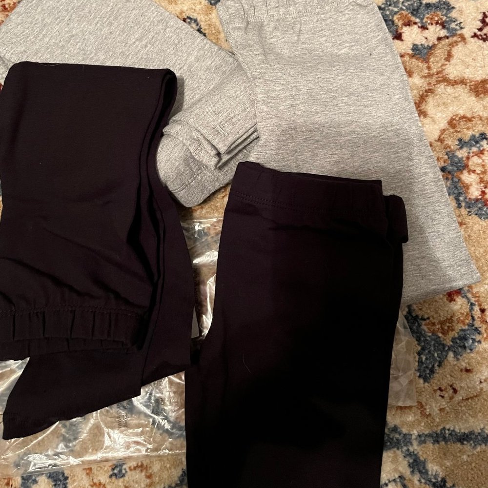 NWT THE CHILDRENS PLACE (4) pair  LEGGINGS SZ 3T